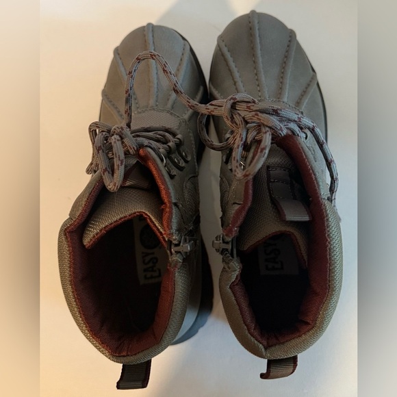 Easy Dry by Easy Street Stormy Waterproof Lace-Up Boots Gray Women’s 6.5M EUC - Picture 8 of 10